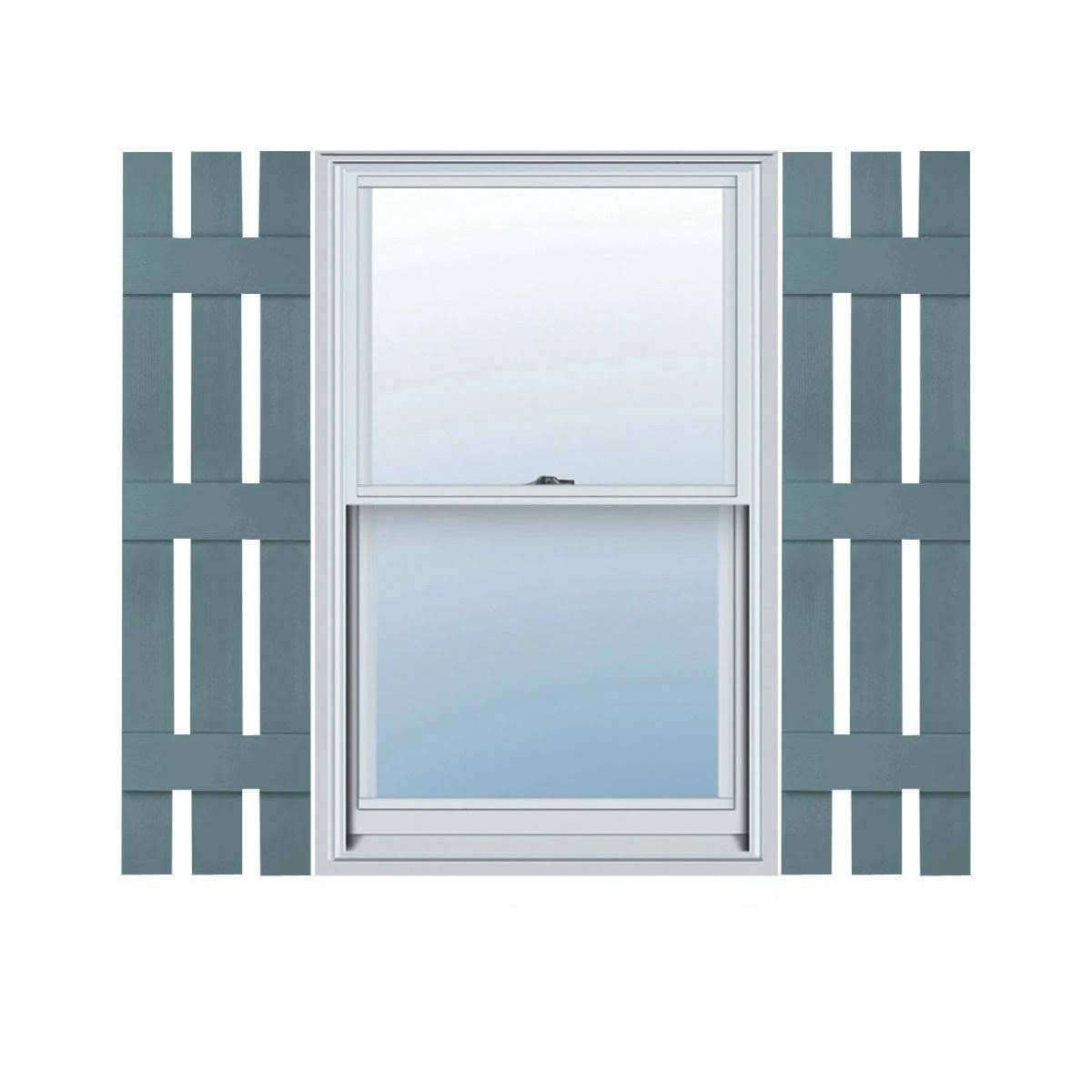 Lifetime Vinyl Board-n-Batten Shutters V6344
