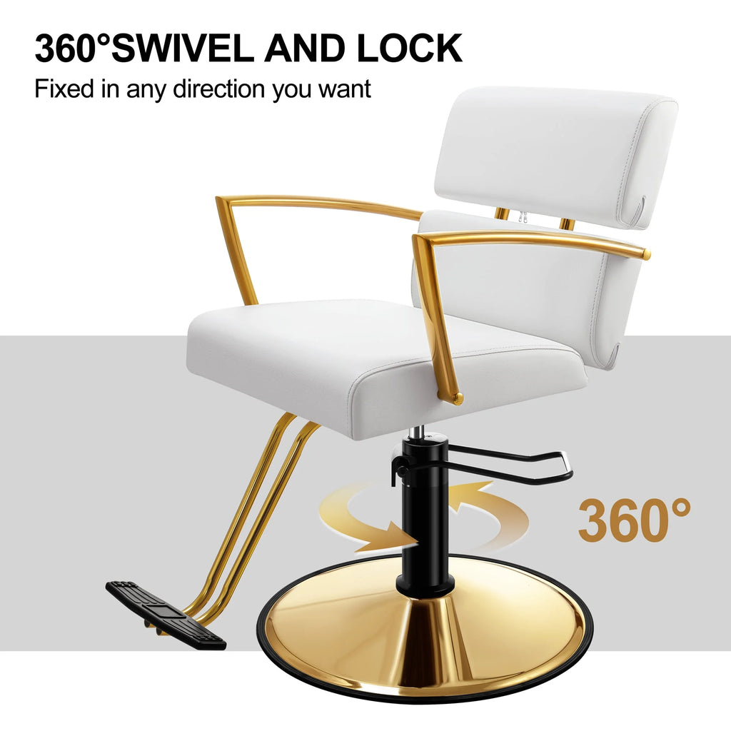 Gold Salon Chair W6246