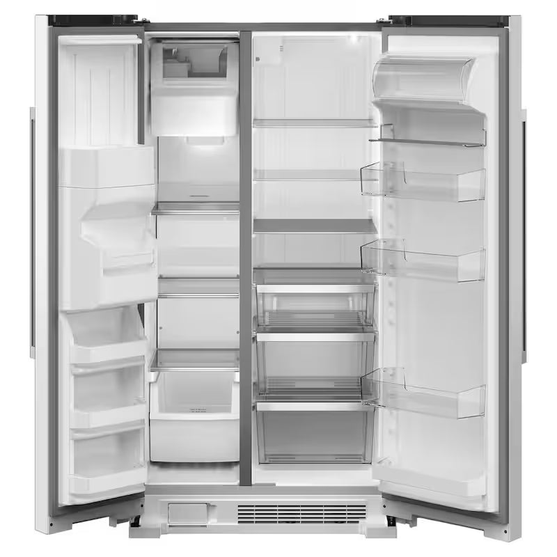 36 in. 25 cu. ft. Side-by-Side Refrigerator in White S587715