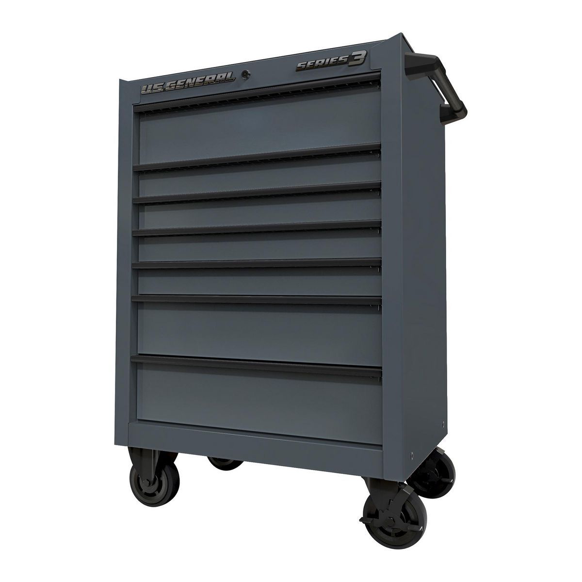 27 in. x 22 in. Black Roll Cab J895