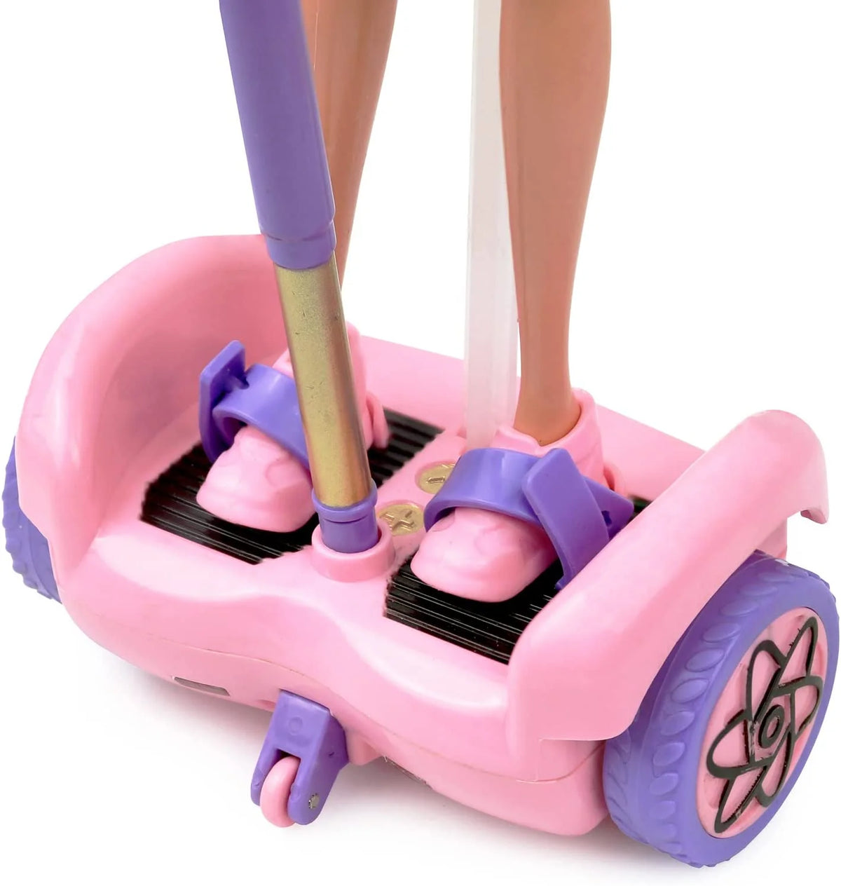 Pink Hoverboard with Helmet & Kneepad Accessories for 12" Dolls T339576