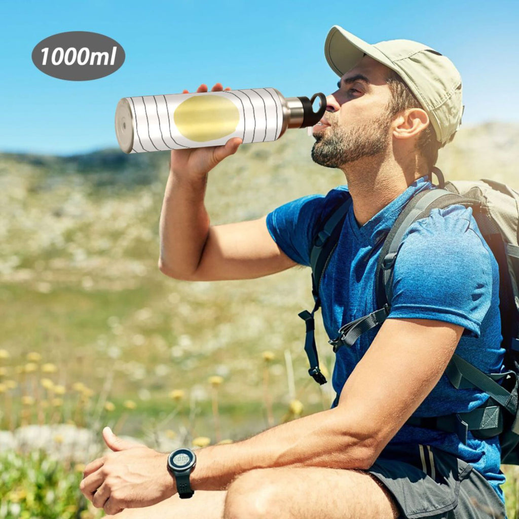 Stainless Steel Vacuum Insulated Water Bottle with Straw Lid 20 OZ O437