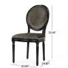 Gray Velvet Dining Chairs Set of 2 O620