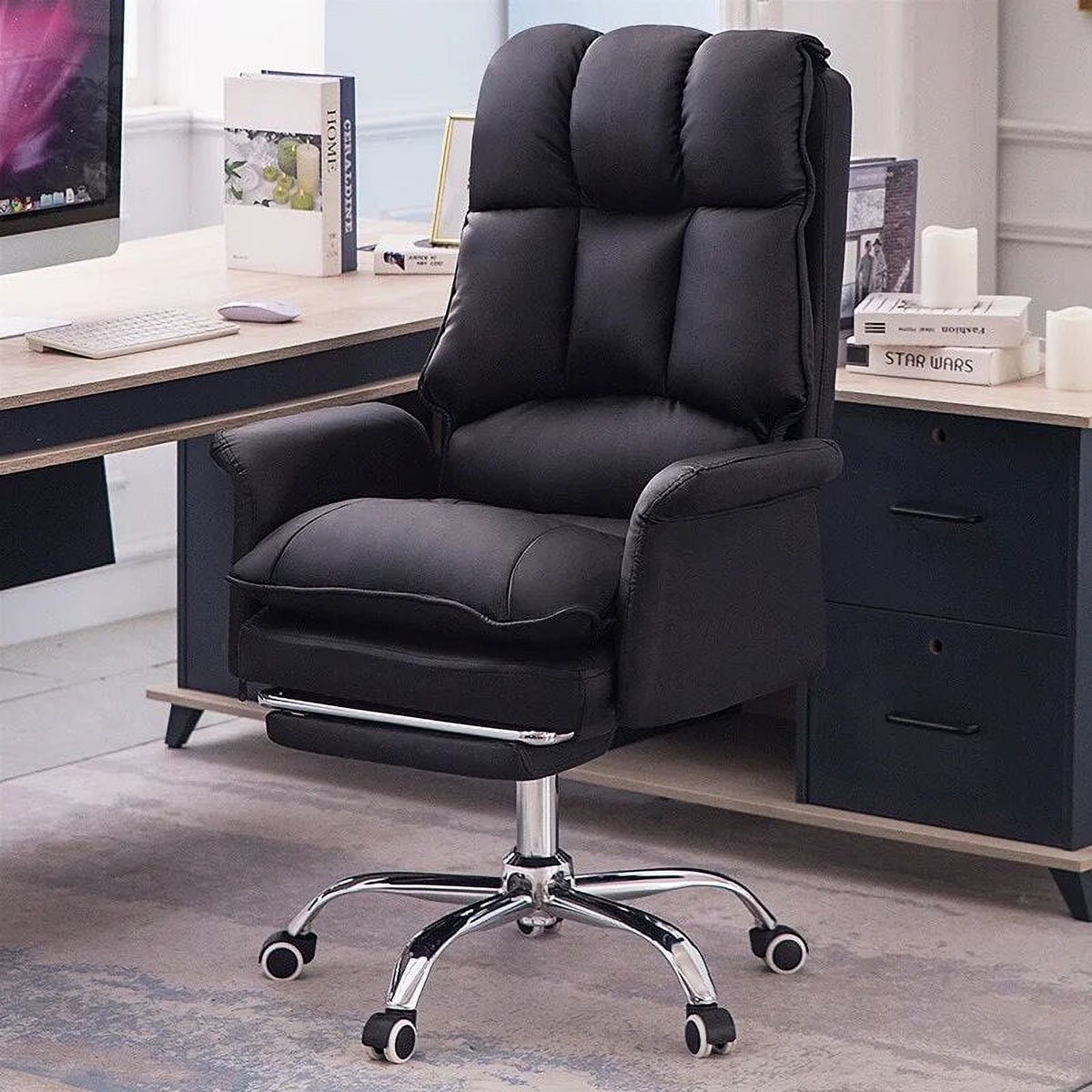 White Leather Gaming Chair L616