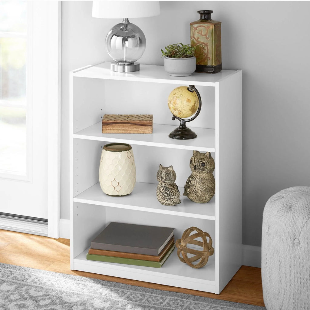 3-Shelf Bookcase with Adjustable Shelves I973