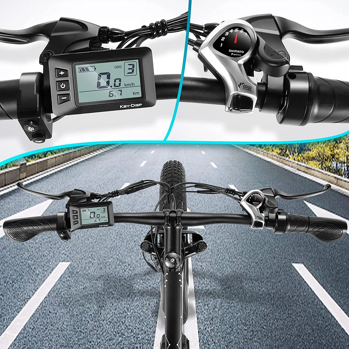 26 x 4.0 Fat Tire 500W All Terrain Electric Bike J233