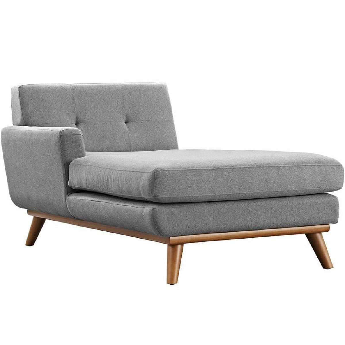 Left Arm Chaise Lounge in Expectation Gray R743