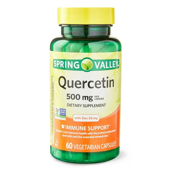 Quercetin 500 mg with Zinc 60 Capsules Dietary Supplement Z269986