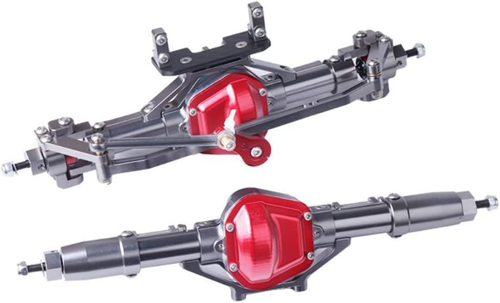 Rock Crawler Axle Front and Rear Portal Axles Complete Metal Alloy Pack of 2 L901