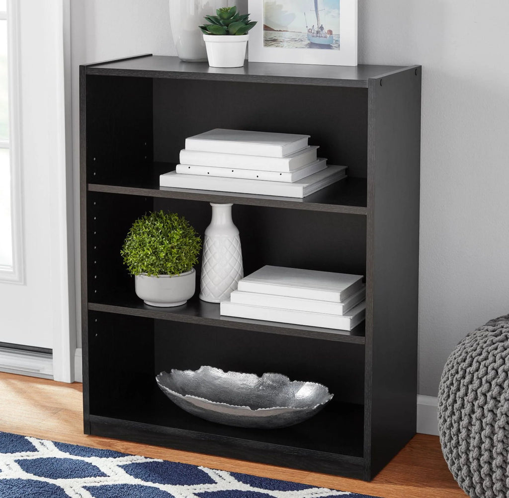 3-Shelf Bookcase with Adjustable Shelves I973
