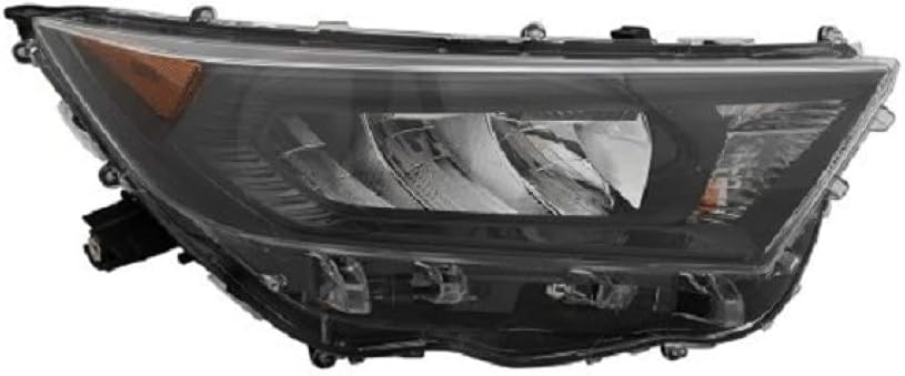 Headlight Assembly for Toyota RAV4 2019 2020 Passenger Side Black Bezel H425