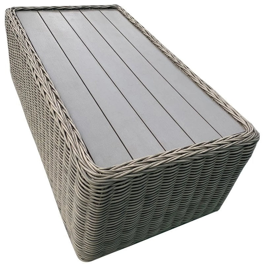 Dark Beige Aluminum Frame Coffee Table X752