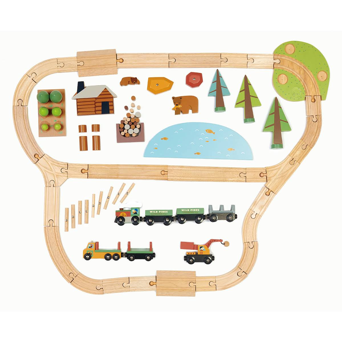 Wild Pines Train Set V651