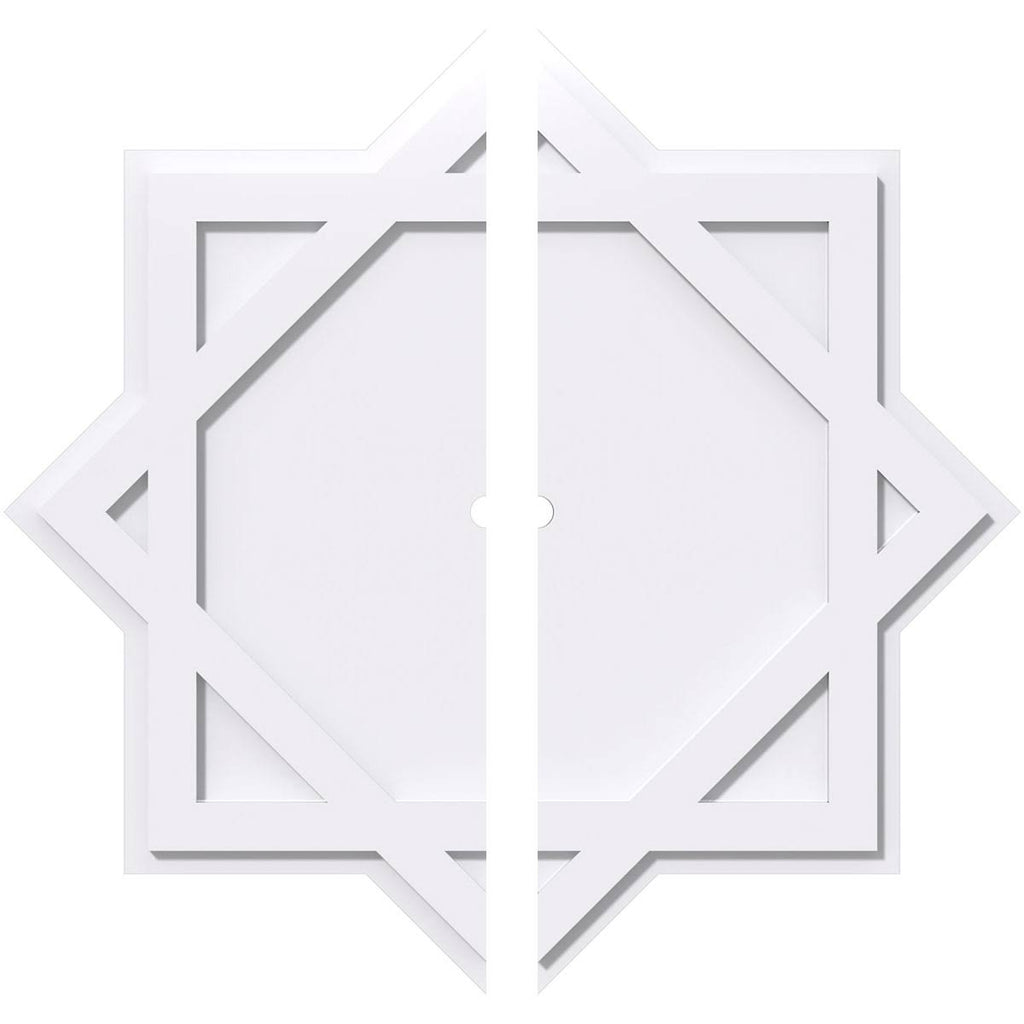 PVC Contemporary Ceiling Medallion Two Piece I73598