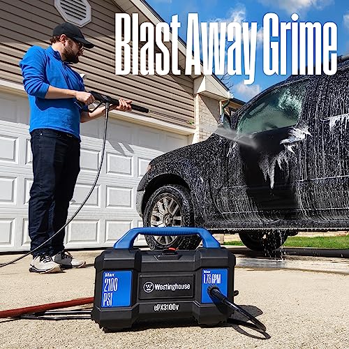 Electric Pressure Washer, 2100 Max PSI 1.76 Max GPM N1392
