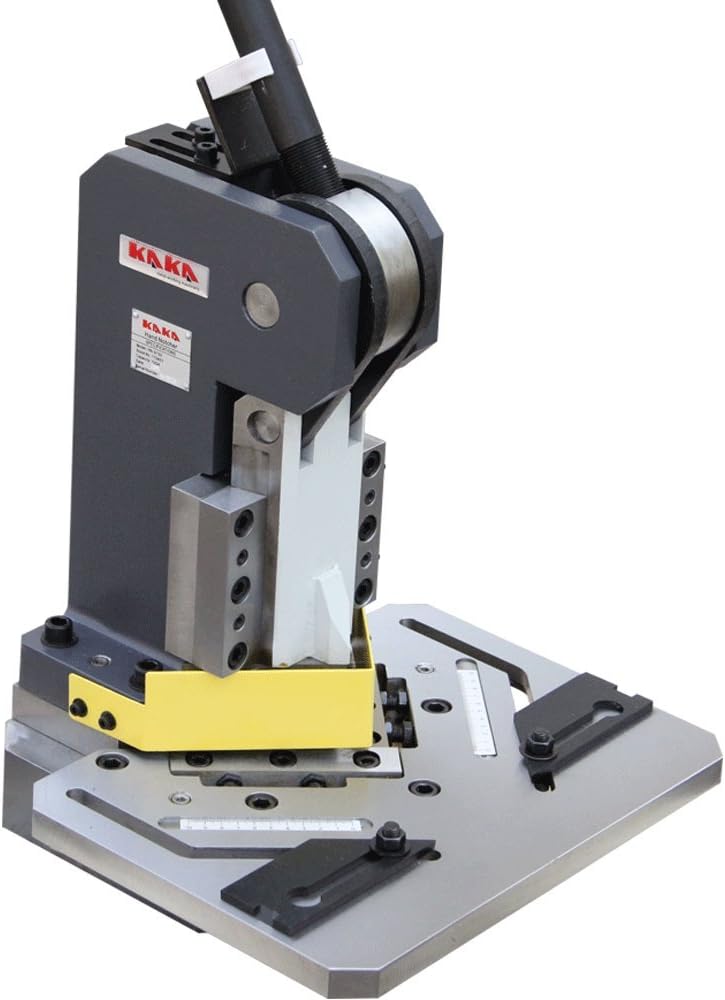 Heavy-Duty Metal Corner Notcher, 4x4" Blade, 11-Ga Mild Steel V5284