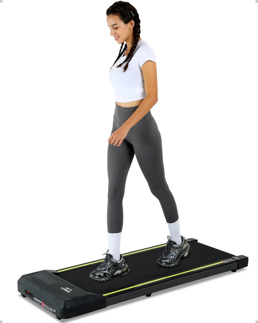 Portable Under Desk Treadmill with Remote Control, Grey S6180