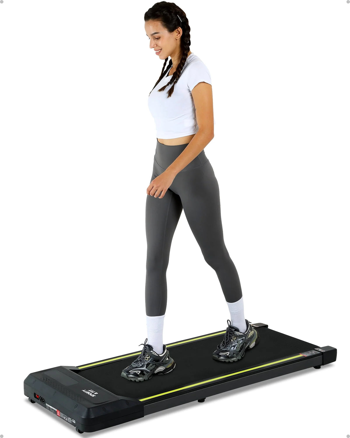 Portable Under Desk Treadmill with Remote Control, Grey S6180
