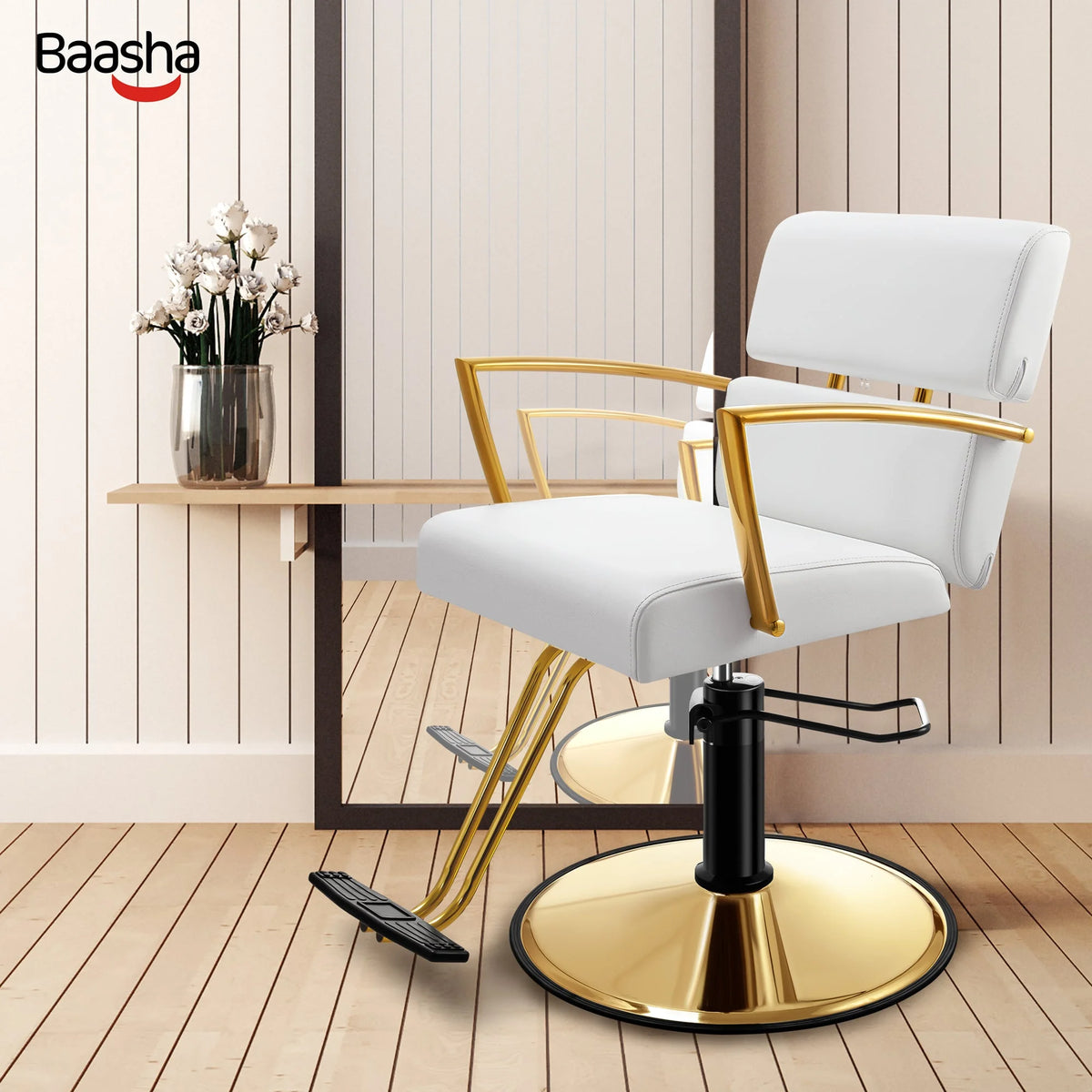 Gold Salon Chair W6246