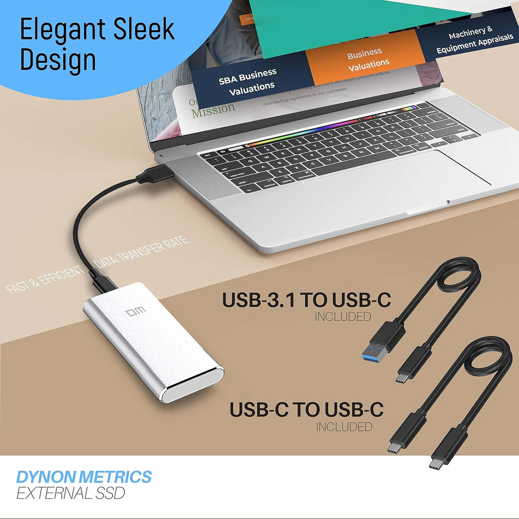 256 GB Pack of 2 External SSD with USB-C Cable A457399