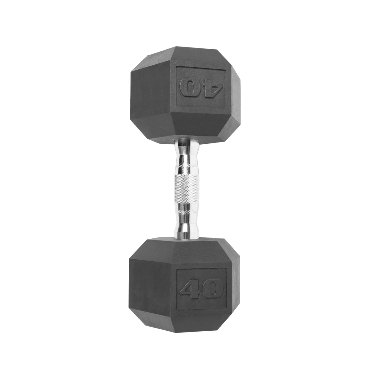 40 lbs Coated Hex Dumbbell W14296