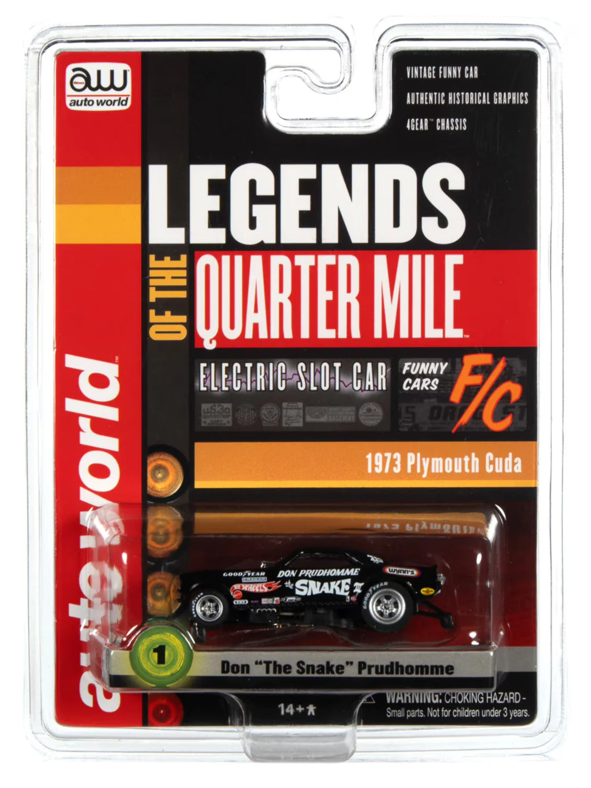 Black HO Scale Slot Car F452720