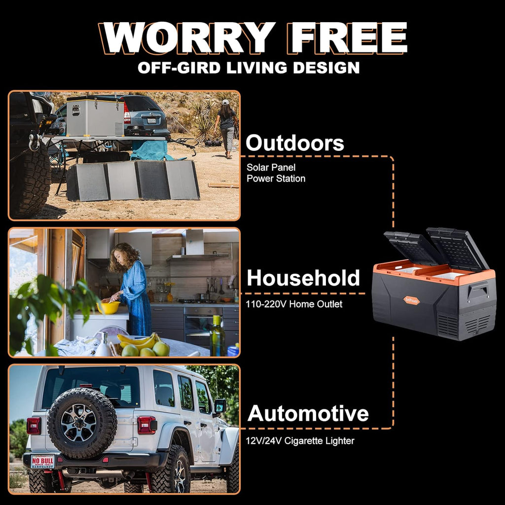 12 Volt Dual Zone Portable Refrigerator R4237