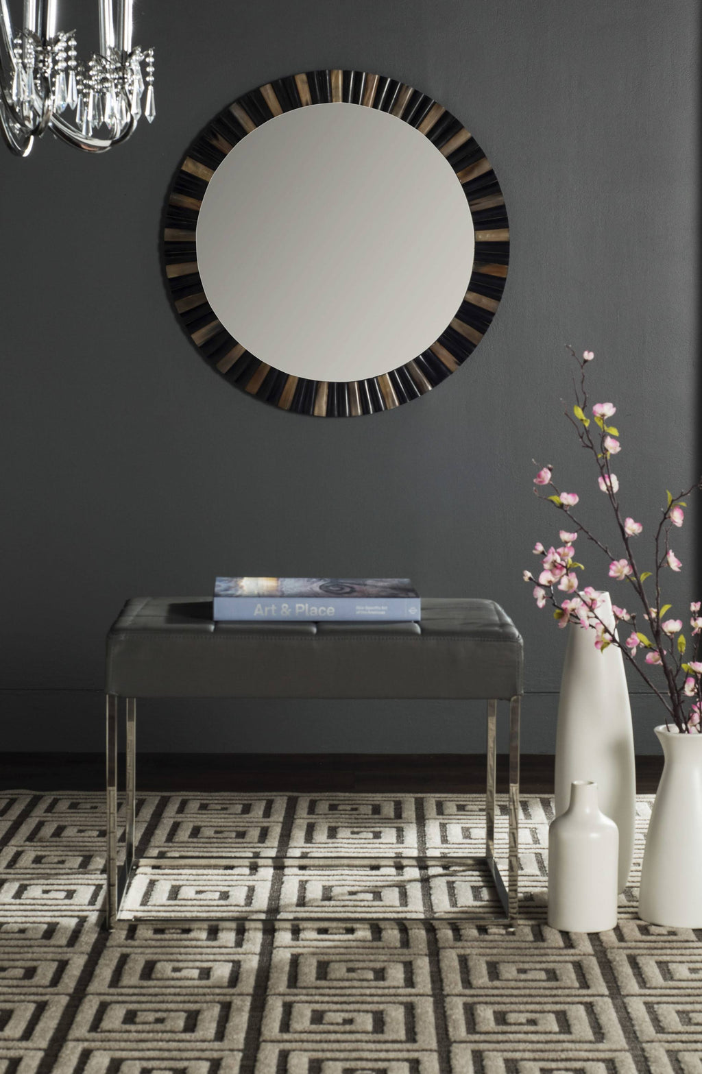 Grey Ottoman Z10061