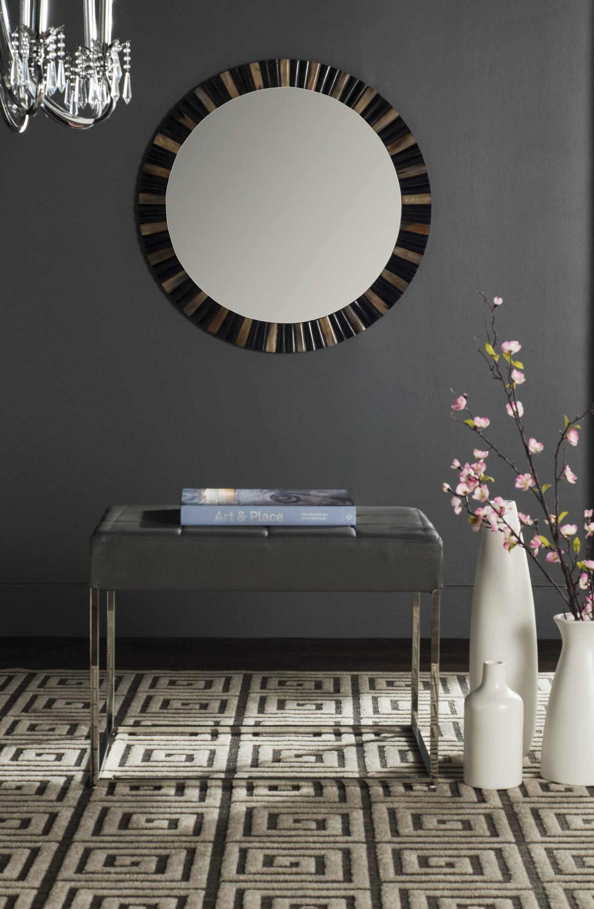 Grey Ottoman Z10061