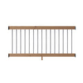 6 ft. Wood Railing Kit with Aluminum Round Balusters Z96159