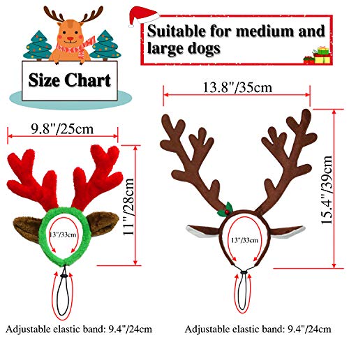Christmas Reindeer Antler Headband with Ears C80608