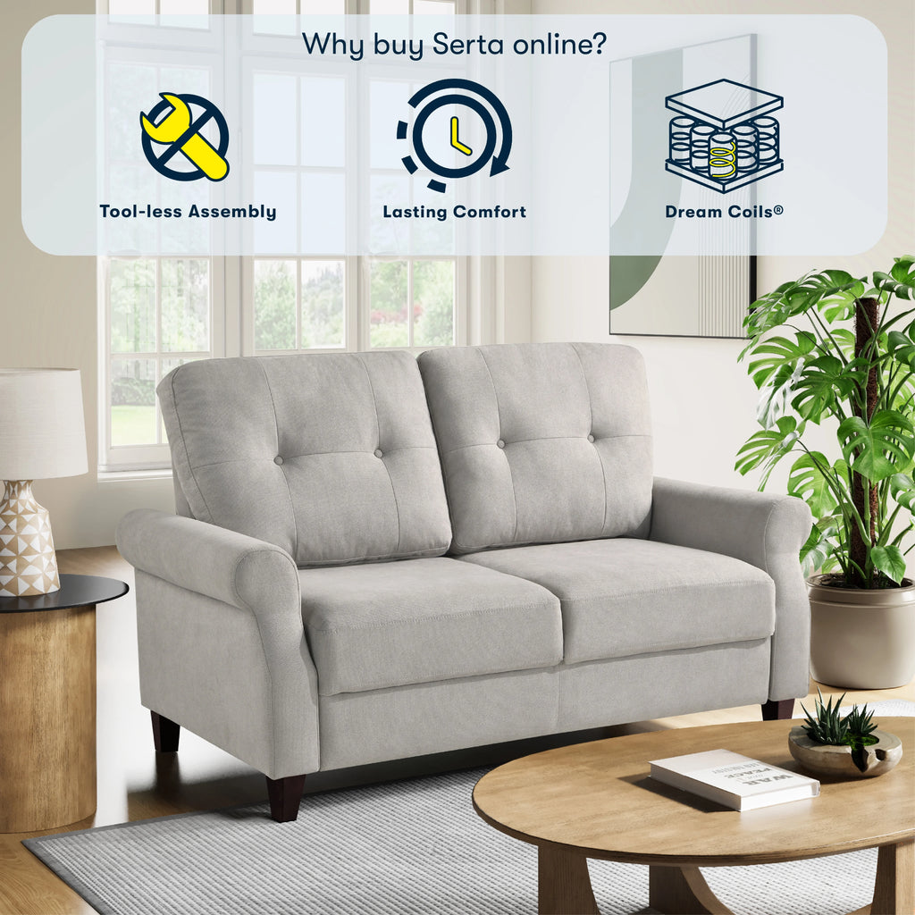 Sand Fabric Sofa C3154
