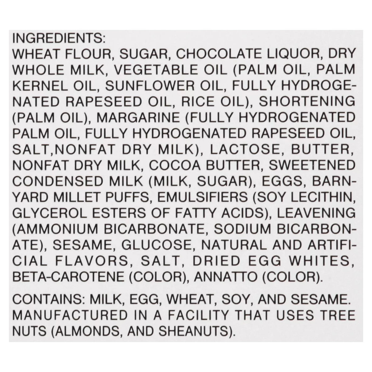 Chocolate Cookies 2.32 Oz 10 Pack Y7904