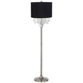 Black Shade Satin Steel Floor Lamp K875790