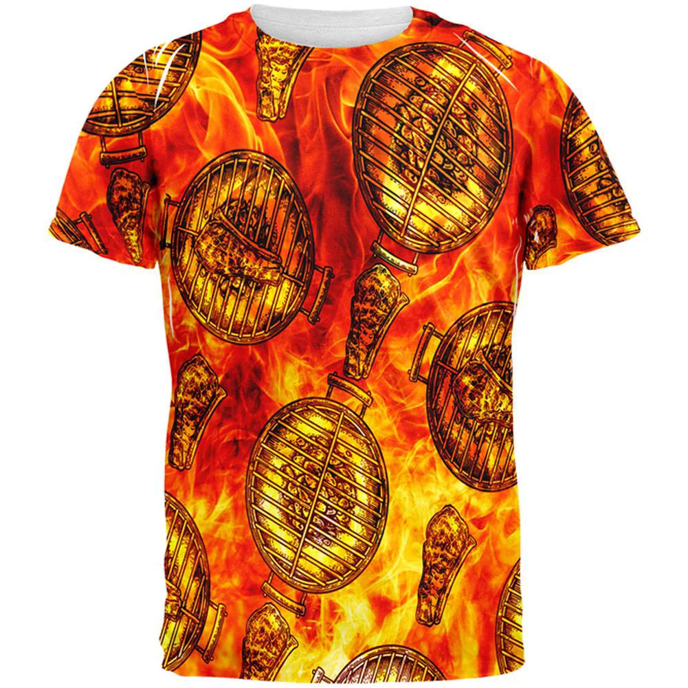 Steak Pattern Mens T Shirt R860