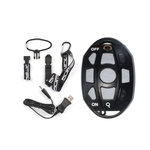 White 12V 55LBS 54inch Electric Bow Mount Trolling Motor with 2.4G Remote Control J54374