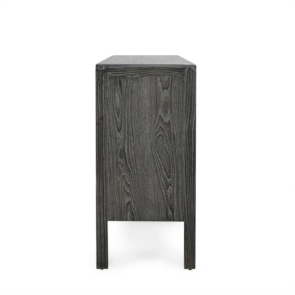79" Reclaimed Elm Wood 4-Door Sideboard A2126