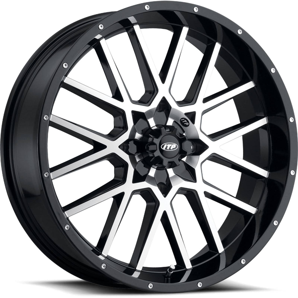 Hurricane Black/Machined 20x6.5 4/137 4 + 2.5 (+10mm) L219222