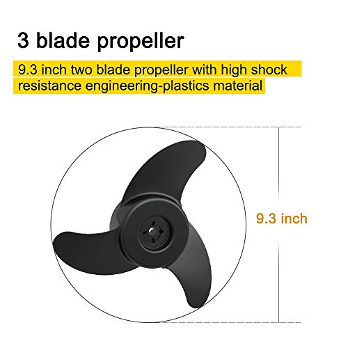 White 12V 55LBS 54inch Electric Bow Mount Trolling Motor with 2.4G Remote Control J54374