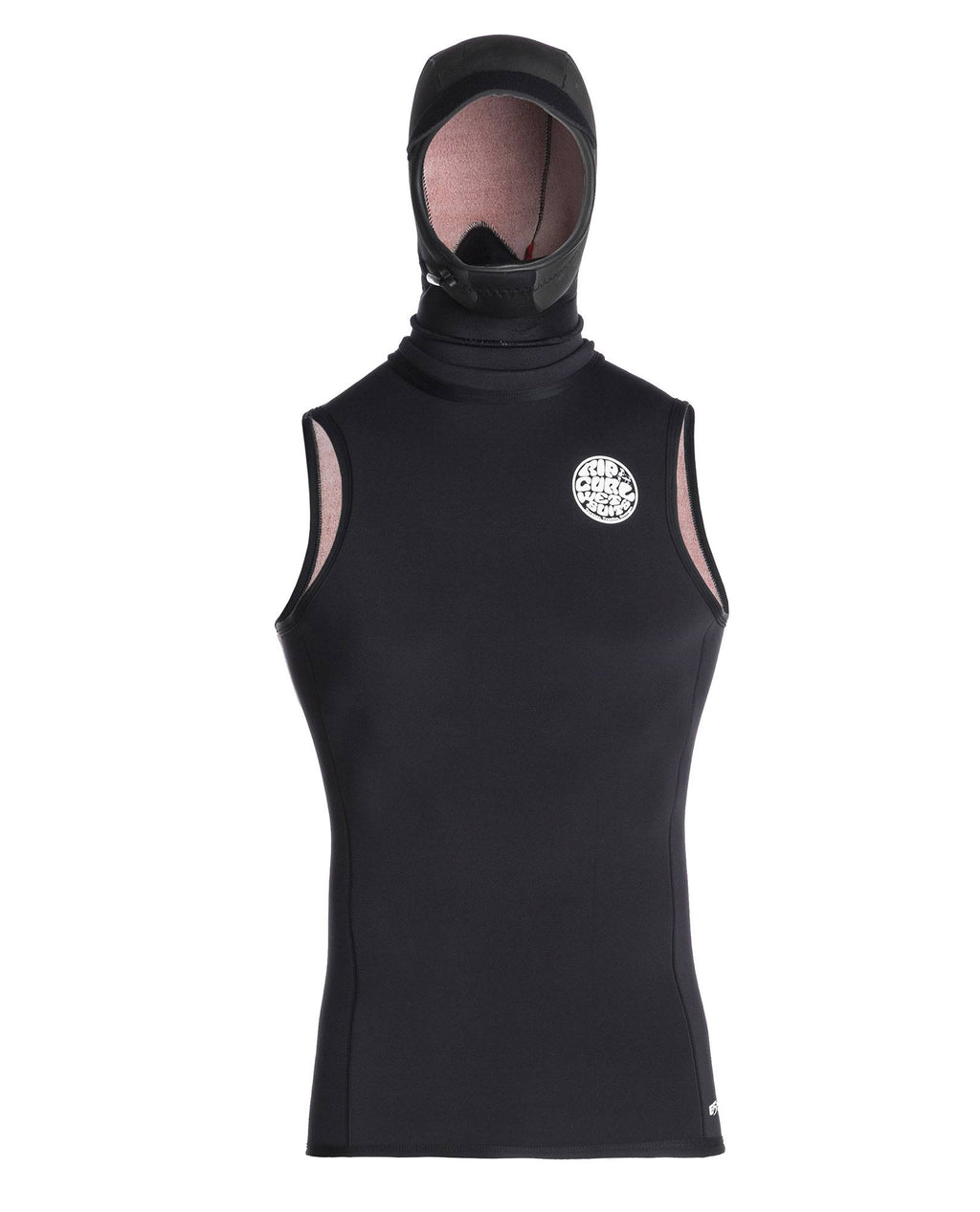Black XL Hooded Rash Vest O239143