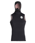 Black XL Hooded Rash Vest O239143
