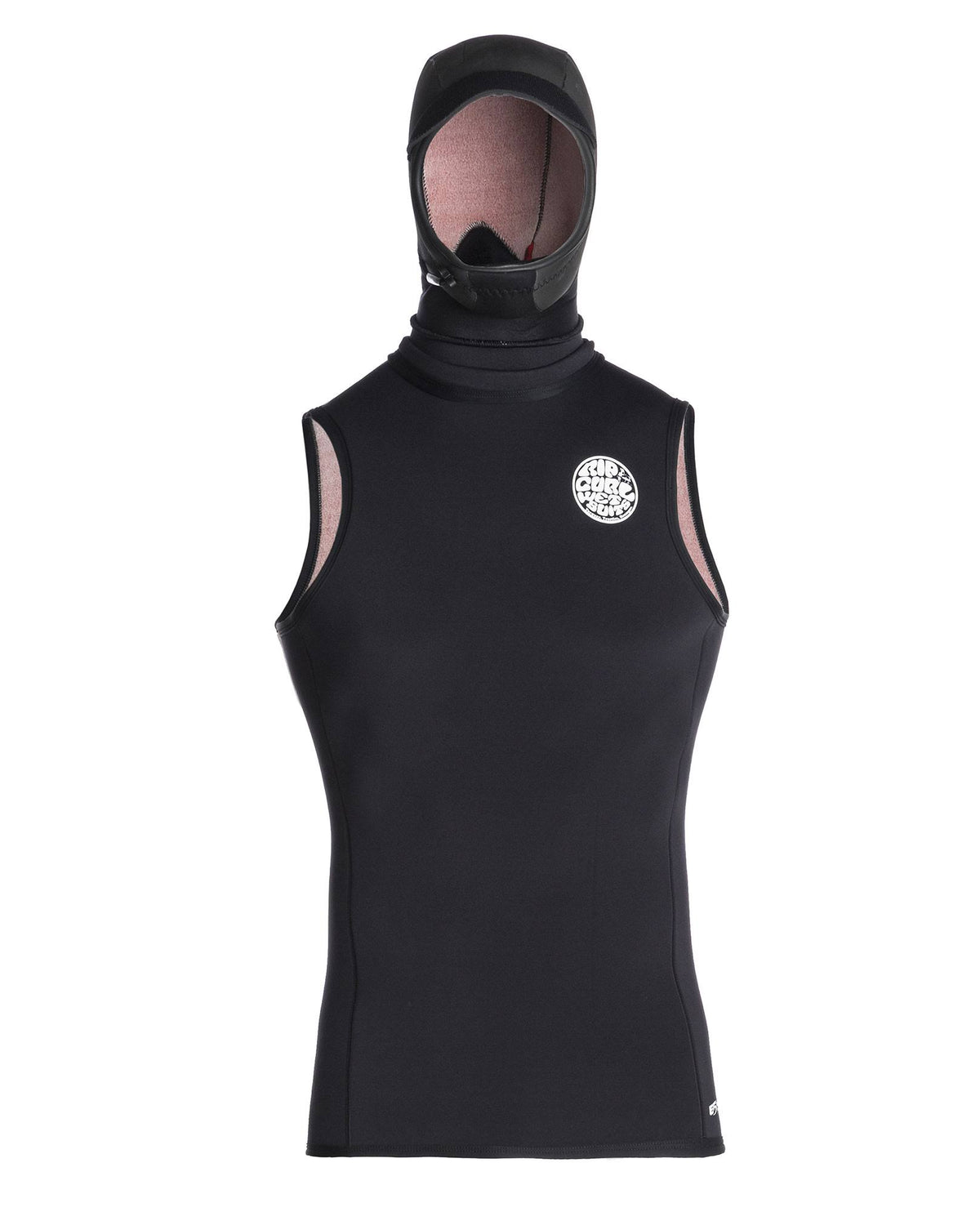 Black XL Hooded Rash Vest O239143